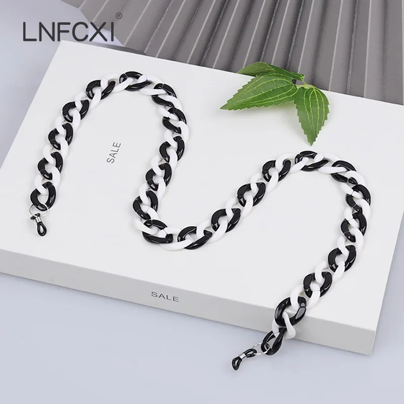 Black Fashion Acrylic Sunglass - Sunglass Retainer Cord 评论和价格