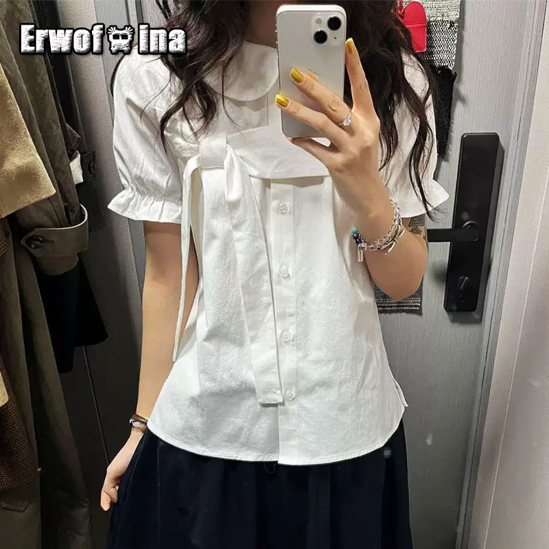 Erwofeina Peter Pan Collar Pre - Shirt Camp Collar 评论和价格